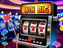 Màn hình slot jackpot Nổ hũ taixiu với cuộn quay rực rỡ và chỉ số thưởng lớn